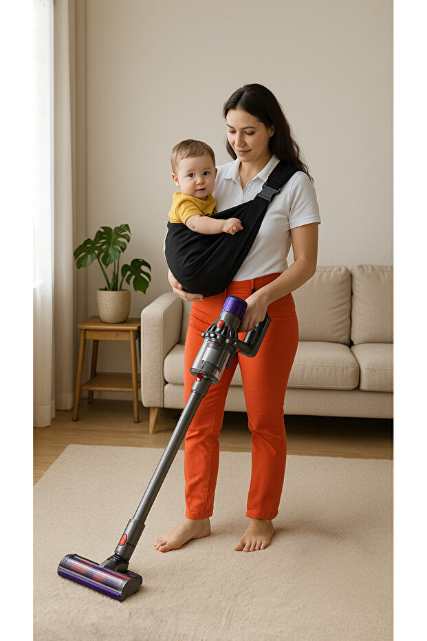 VelmoraBaby™ Premium Bebek Sling Taşıyıcı | Anne ve Bebek İçin Gün Boyu Konfor