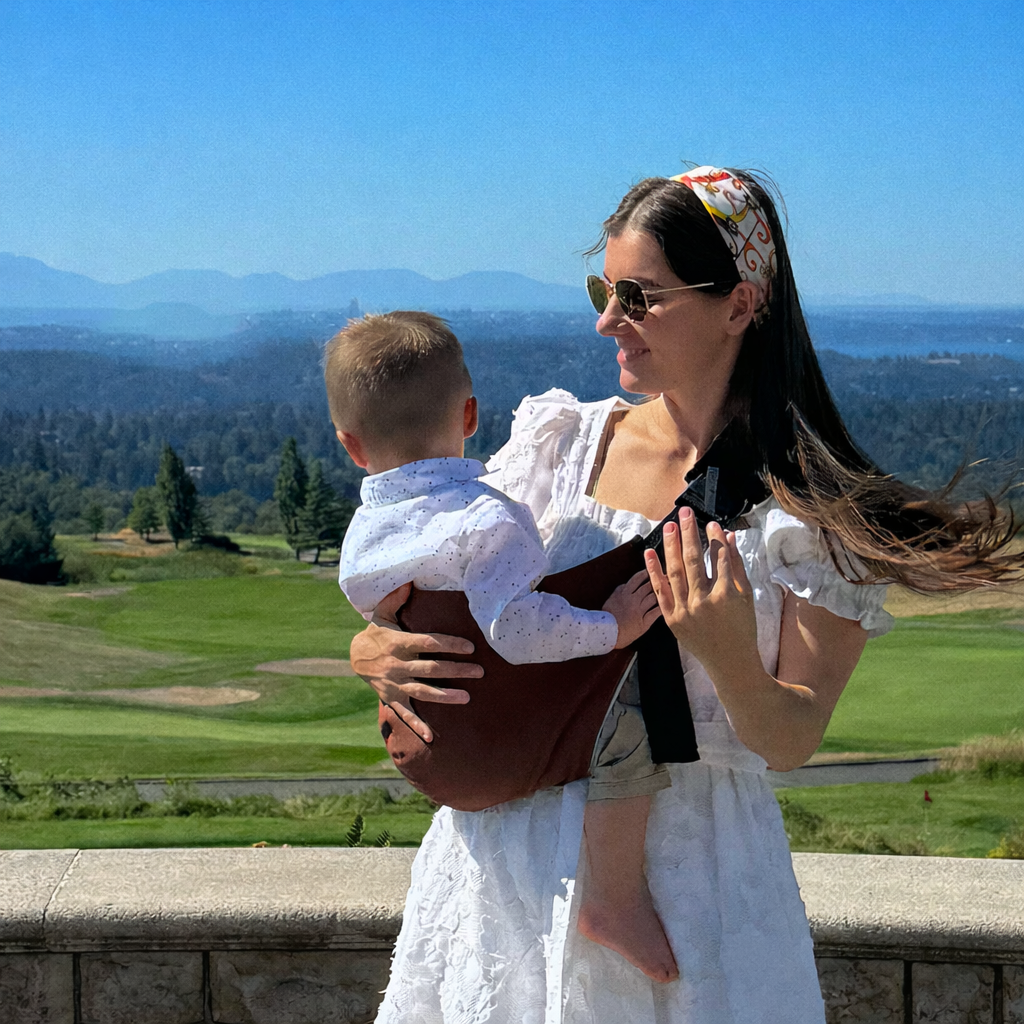 VelmoraBaby™ Premium Bebek Sling Taşıyıcı | Anne ve Bebek İçin Gün Boyu Konfor